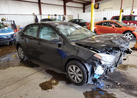 2016 Toyota Corolla L z USA, uszkodzony, nr VIN 2T1BURHE2GC686589